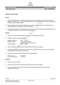 B72207S0600K311 Datasheet Page 11