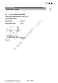 B72210P2511K101 Datasheet Page 17