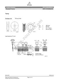 B72210S0500K531 Datasheet Page 4