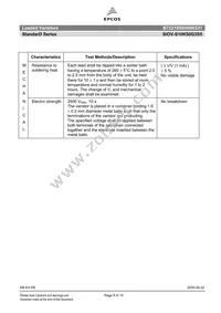 B72210S0500K531 Datasheet Page 8