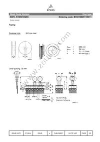 B72210S0511K511 Datasheet Page 4