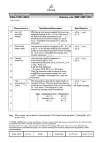 B72210S0511K511 Datasheet Page 9