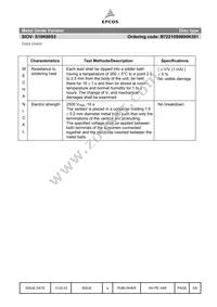 B72210S0600K501 Datasheet Page 6