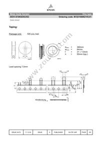 B72210S0621K331 Datasheet Page 4