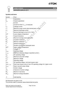 B72210S1390K501 Datasheet Page 18