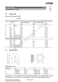 B72214P2211K101 Datasheet Page 15