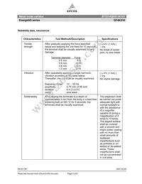 B72214Q0511K101 Datasheet Page 5