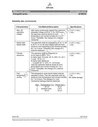 B72214Q0511K101 Datasheet Page 7