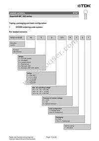 B72220P3681K101 Datasheet Page 13