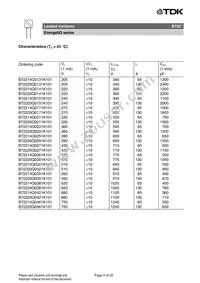 B72220Q0461K101 Datasheet Page 4