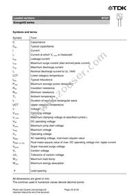 B72220Q0461K101 Datasheet Page 23