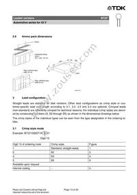 B72220S1390K501 Datasheet Page 13