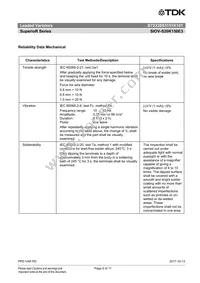 B72220S3151K101 Datasheet Page 6