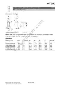 B72220X2421K502 Datasheet Page 4