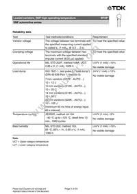 B72220X2421K502 Datasheet Page 5