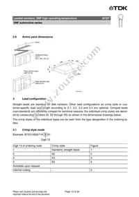 B72220X2421K502 Datasheet Page 13