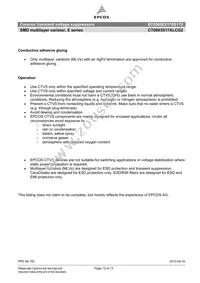 B72500E2170S170 Datasheet Page 12