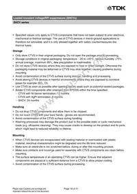 B72547G3200K038 Datasheet Page 18