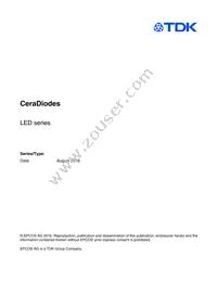 B72590D0150H060 Datasheet Cover