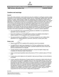 B72660M0131K093 Datasheet Page 9