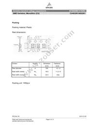 B72660M0141K093 Datasheet Page 8