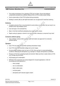 B72660M0251K093 Datasheet Page 11