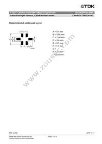 B72862F1050S160 Datasheet Page 7