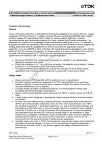 B72862F1050S160 Datasheet Page 10