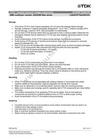 B72862F1050S160 Datasheet Page 11