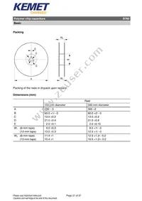 B76010D2279M055 Datasheet Page 21