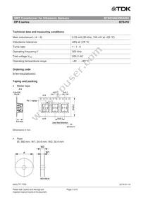 B78416A2386A003 Datasheet Page 3