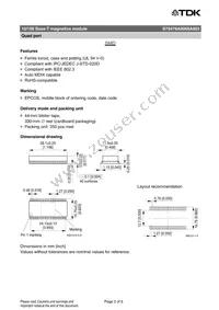 B78476A8068A003 Datasheet Page 2