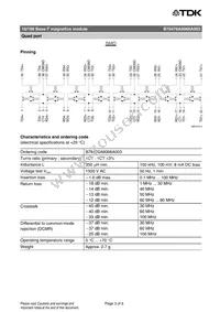 B78476A8068A003 Datasheet Page 3