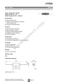 B82500C0000A005 Datasheet Page 2