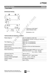 B82505WA8 Datasheet Page 3