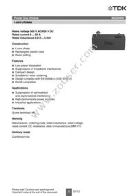 B82506WA9 Datasheet Page 2