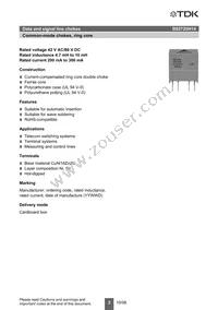 B82720H0014A013 Datasheet Page 2