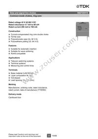 B82720H0015A028 Datasheet Page 2