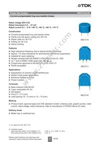 B82721K2701N22 Datasheet Page 2