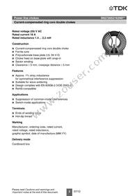 B82726S2163N002 Datasheet Page 2