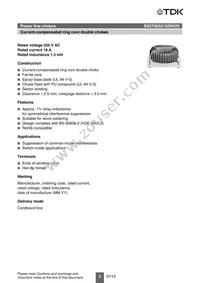 B82726S2183N020 Datasheet Page 2