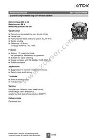 B82726S3543N040 Datasheet Page 2