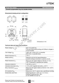 B82726S3543N040 Datasheet Page 3