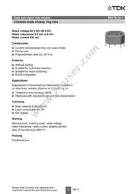 B82791G0014A017 Datasheet Page 2