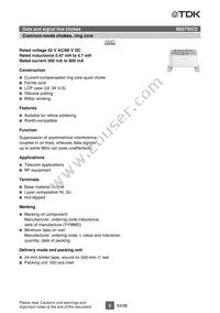 B82792C2105N365 Datasheet Page 2