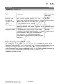 B84115E0000B060 Datasheet Page 8