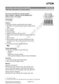 B84143V0320R227 Datasheet Page 2