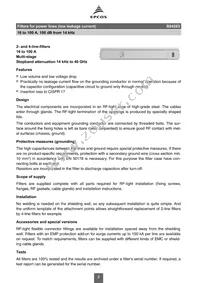 B84263D23B13 Datasheet Page 2