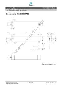 B84299D6101A003 Datasheet Page 9