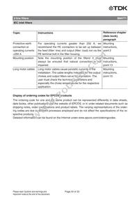 B84771M0015L000 Datasheet Page 20